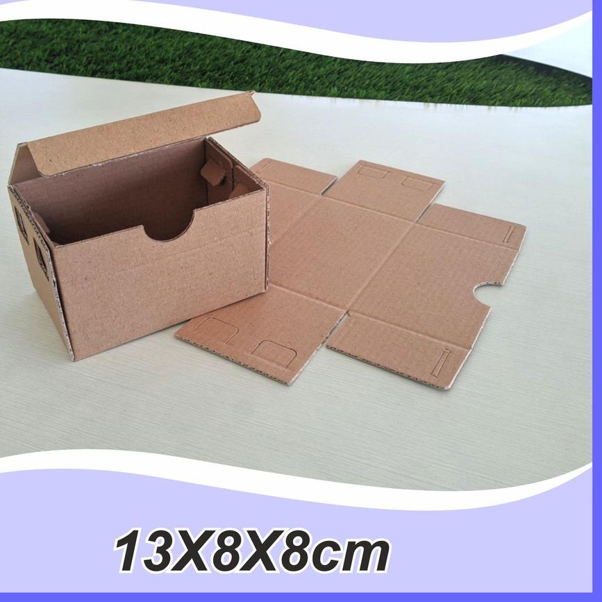 

HARGA GROSIR >> (10 pcs) Karton Box uk 13x8x8 Polos EF Kardus Packing Murah