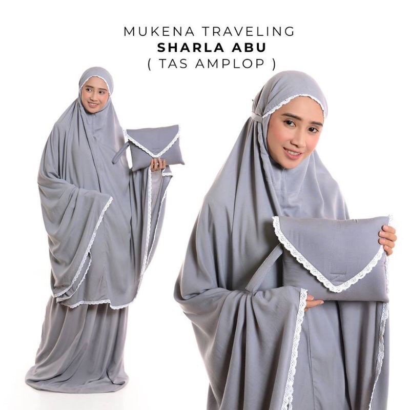 Mukenah Polos Renda Hyget / Mukenah Bali terbaru