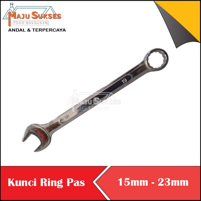 Kunci Ring Pas 15 16 17 19 20 22 23 24 mm