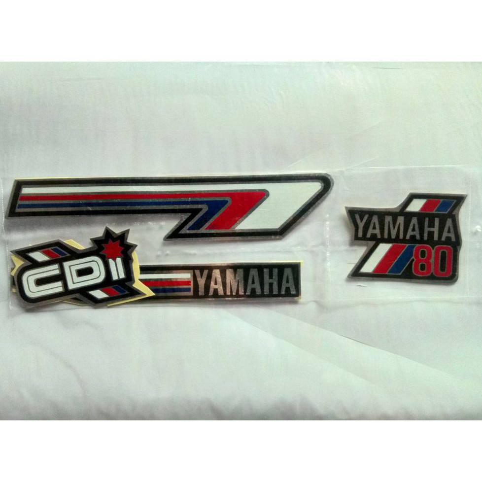 Aksesoris Striping Stiker Lis Standar Motor Yamaha V80 Cdi