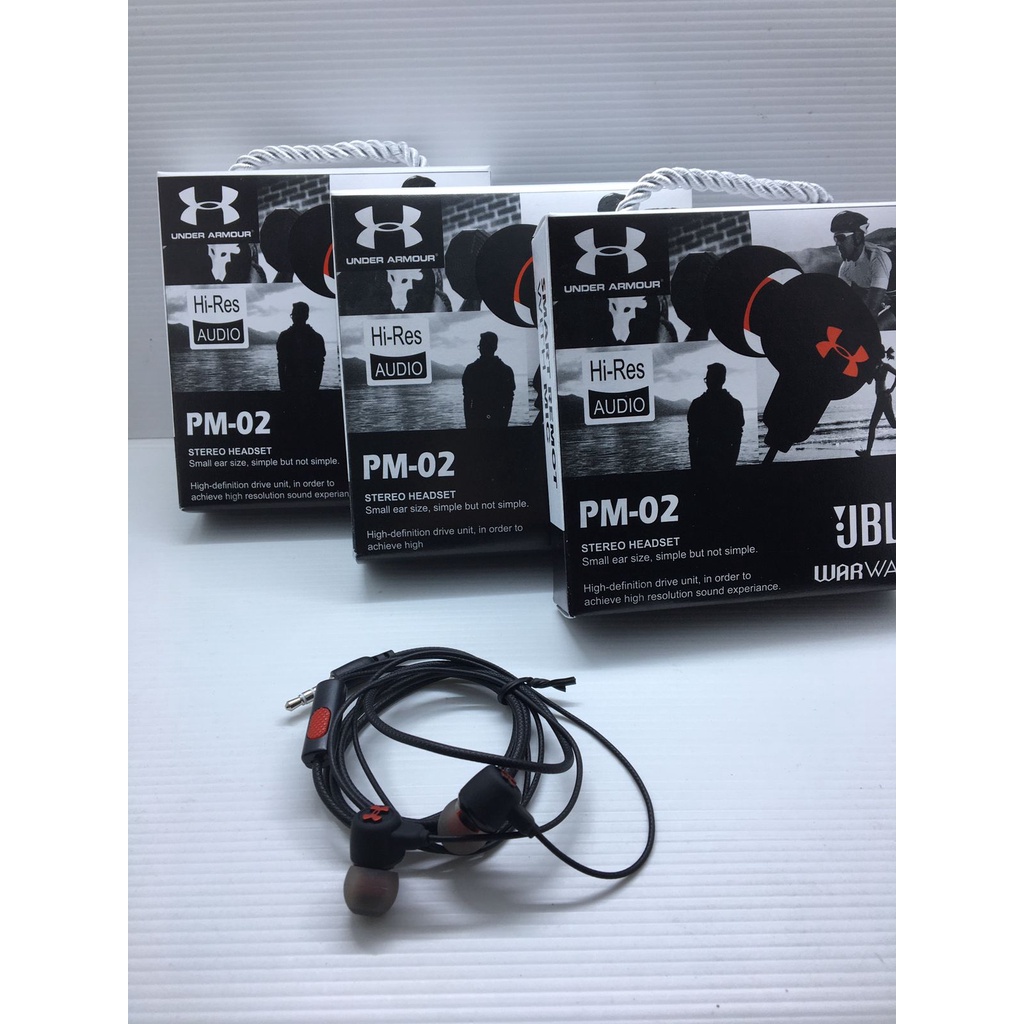 headset JBL PM-02 NEW Harman super bass kwalitas bagus