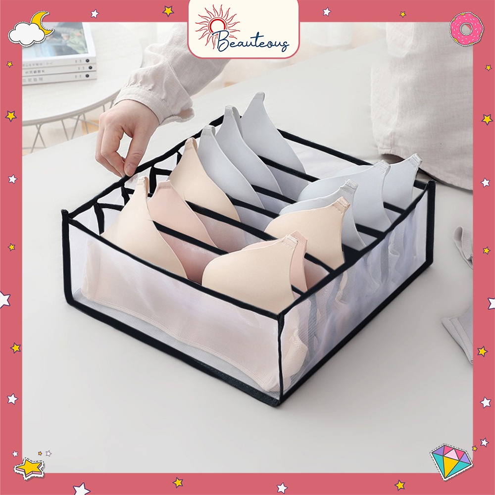 Storage Box Organizer Tempat Penyimpanan Bra Celana Dalam Underwear Wanita Pria Celana Leging