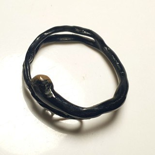 Gelang akar laut hitam original lentur