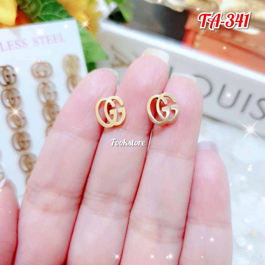 TERLARIS ANTING WANITA TITANIUM PREMIUM/ANTI KARAT/ANTI ALERGI