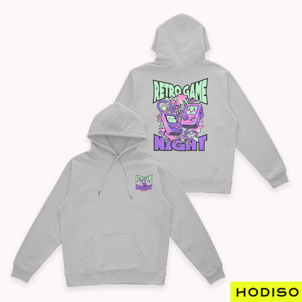 HODISO - Retro Game Hoodie Jumper Pullover