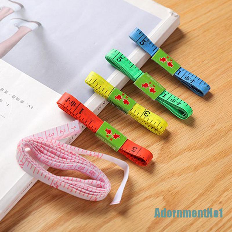 [AdornmentNo1]1.5m Body Measuring Ruler Sewing Tailor Tape Measure Mini Soft Flat Ruler