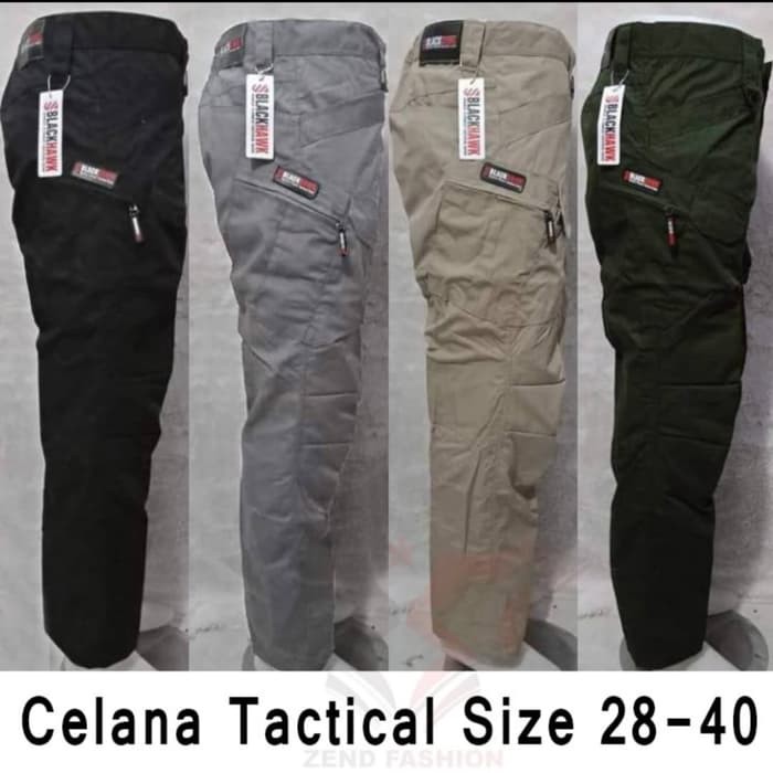 Celana Emba Cotton Reguler Cocok Untuk Kerja  BG573 ( Original ) Celana Tactical Blackhawk Panjang