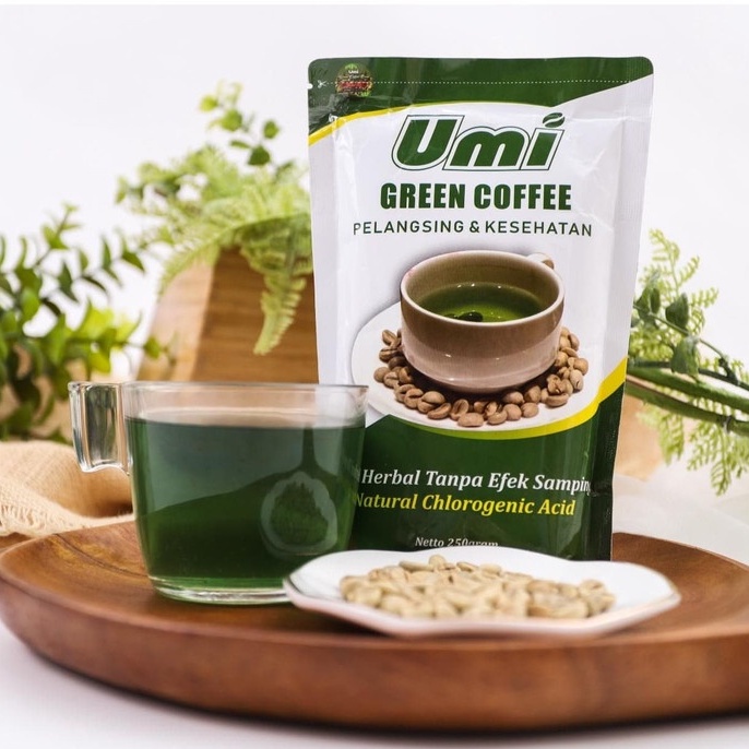 (CUCI GUDANG) Umi Green Coffee Pelangsing Original - Green Kopi Pelangsing Detox - Kopi Umi Green Co