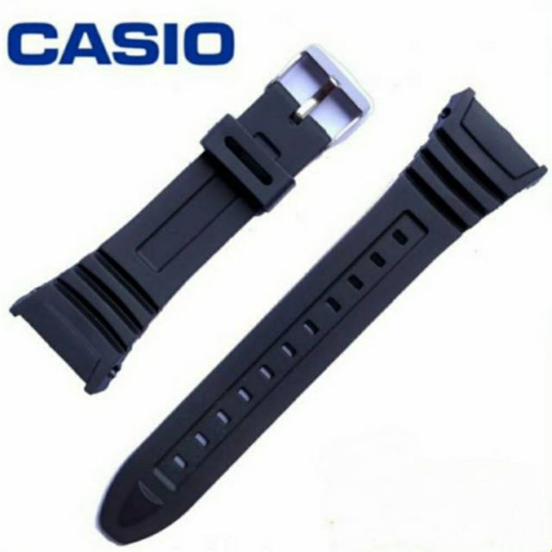STRAP TALI JAM CASIO W-96H / W96H / W 96H RUBBER STRAP CASIO W-96H