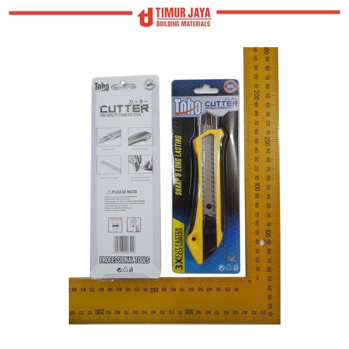 

TOHO Pisau Cutter Kertas STAINLESS STEEL PREMIUM