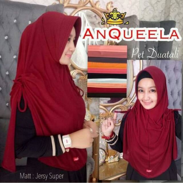New Koleksi bergo Duatali by Anquella hijab