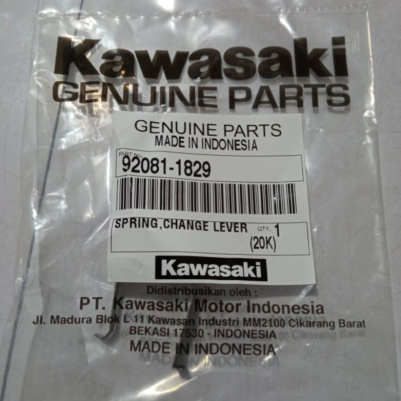 PER LETER U KLX, PER PERSENELENG KLX, NINJA,SPRING CHANGE LEVER