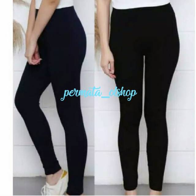 Legging Polos Panjang Spandex Murah / Legging Olahraga Wanita /Dalaman Rok / Dalaman Kebaya