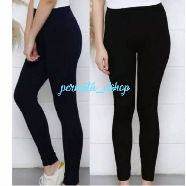 Legging Polos Panjang Spandex Murah / Legging Olahraga Wanita /Dalaman Rok / Dalaman Kebaya