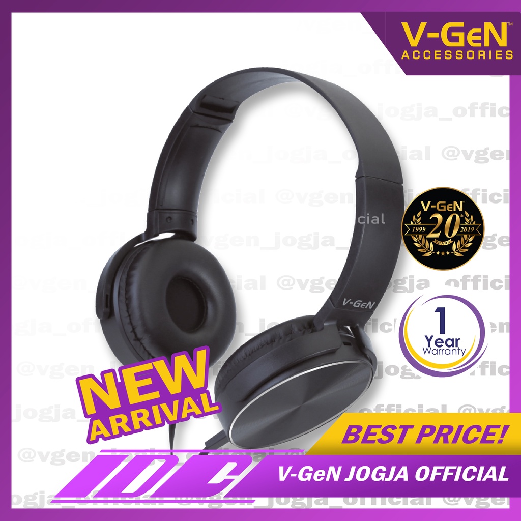 Headset V-GeN VHD1-08 Extra Bass VGEN