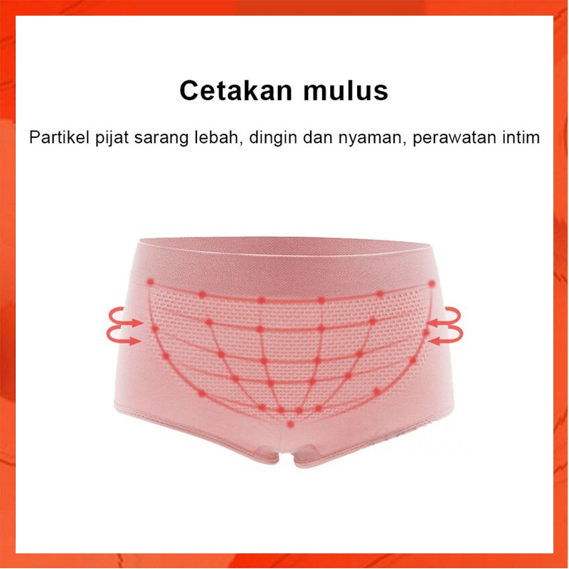 [✅COD] Celana Dalam Wanita Briefs Elastis Seamless dewasa Bahan Katun cd wanita