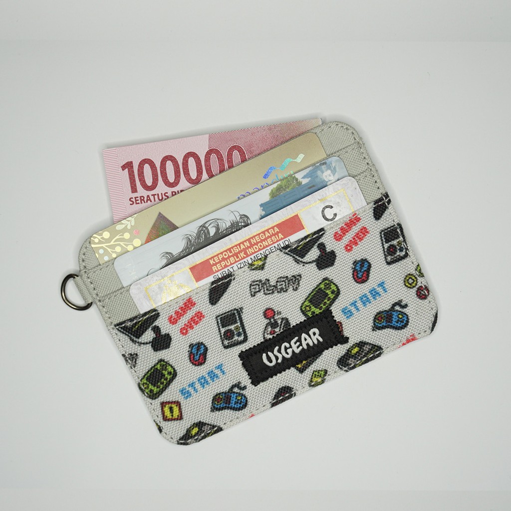 Dompet Kartu Tipis Card Wallet Simple Wallet Pria Wanita Motif Game - UGSD0003