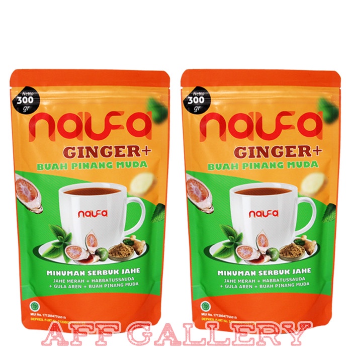 

Naufa Ginger + Buah Pinang Muda 300 gr Minuman Serbuk Jahe Asli Ori