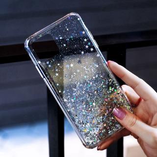 Case Aksen Glitter Warna Gradasi Untuk Iphone 11 Pro Max X