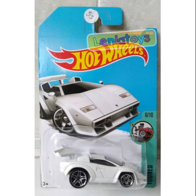 Hot Wheels Lamborghini Countach White 