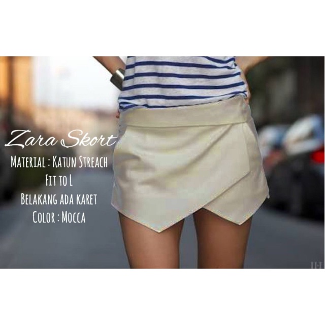 Zara Skort Mocca