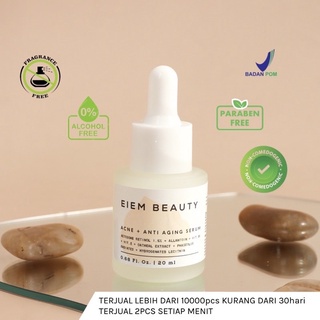Eiem Beauty - Serum Wajah 3 Varian - Acne Serum | Brightening Serum | Hyaluronic Serum 20 ML