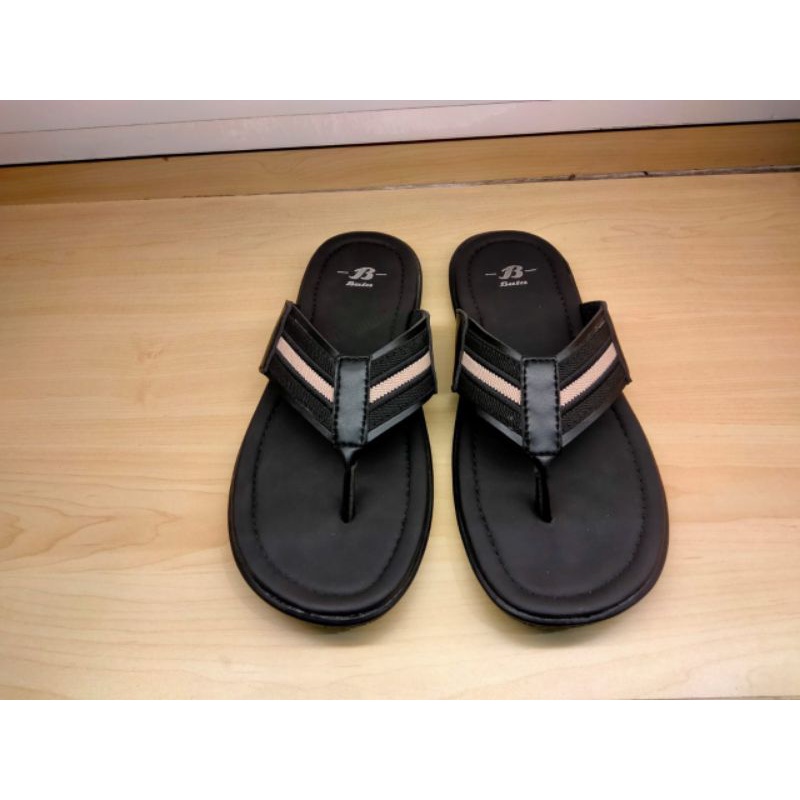 Bata Sandal Pria Bata Original ringan Hitam