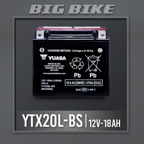 promo Yuasa Aki Motor YTX20L-BS MF