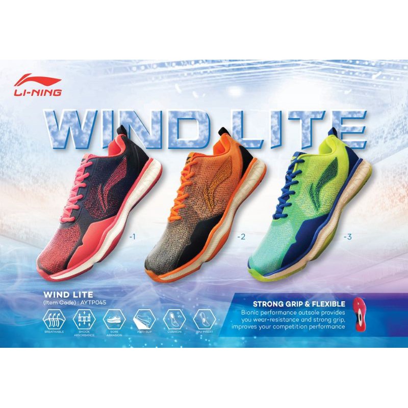 Sepatu Badminton Lining WINDLITE /WIND LITE Original