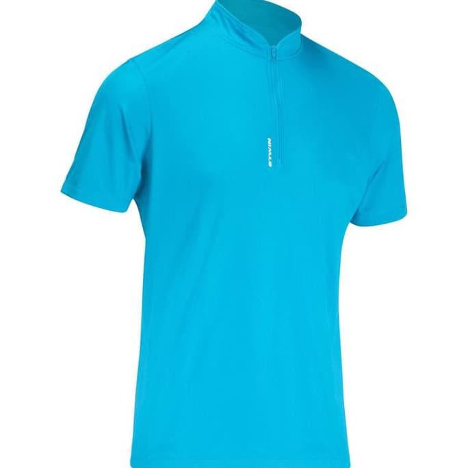 Cycling Jersey Btwin Blue Kaos Biru Sepeda Bersepeda