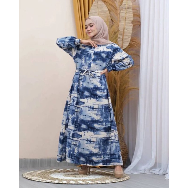 Aila monalisa dress-free masker hijab