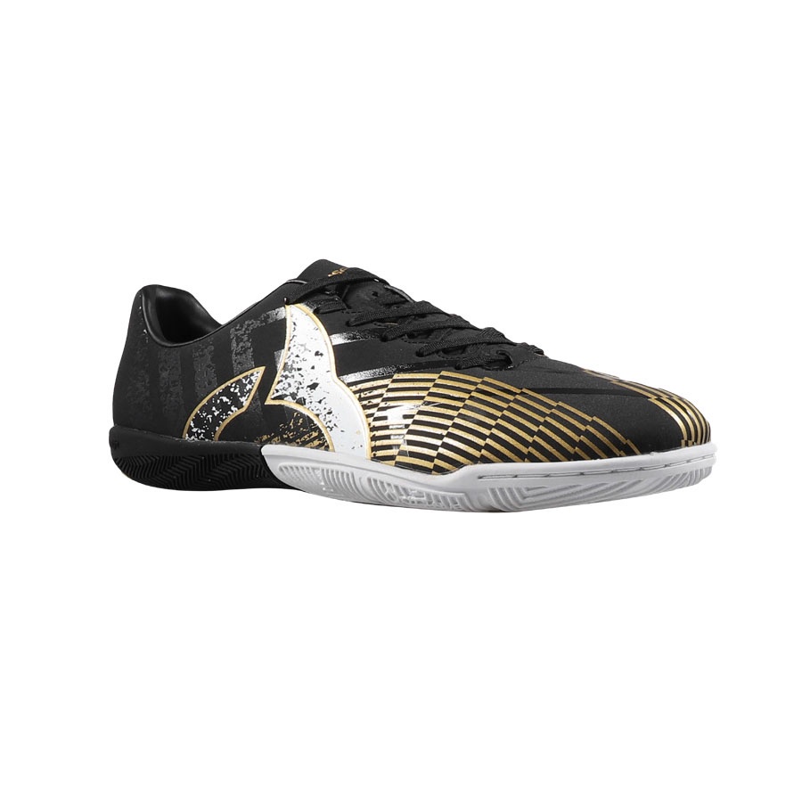 SEPATU FUTSAL ORTUSEIGHT IGNITE IN - BlackGold White (100% ORIGINAL)