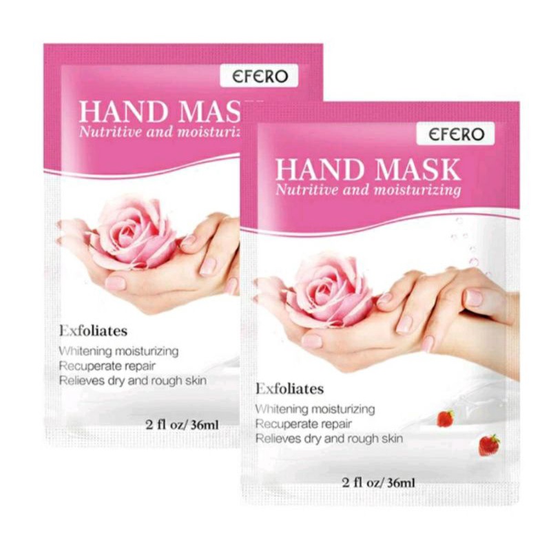 Masker Kaki Tangan Mengangkat Sel kulit mati Efero Foot and Hand Mask Peeling Exfoliating Perawatan Kaki Masker Kaki 1 Sachet Mask Foot efero