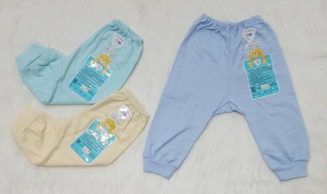 Celana Panjang Pampers NB 0-3 3-6 Polos Warna Libby / Celana Panjang Bayi Libby