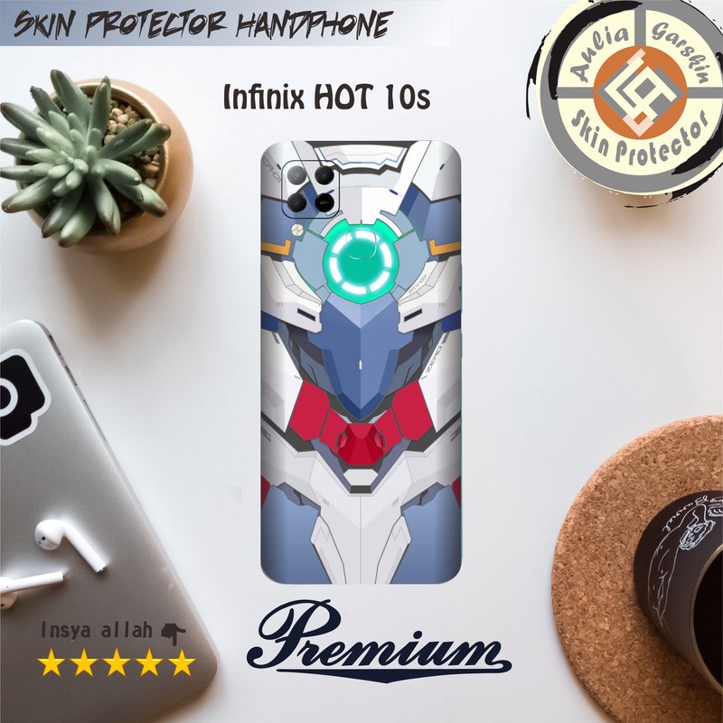 Garskin HP infinix HOT 10s Motif gun - Free Custom Motif