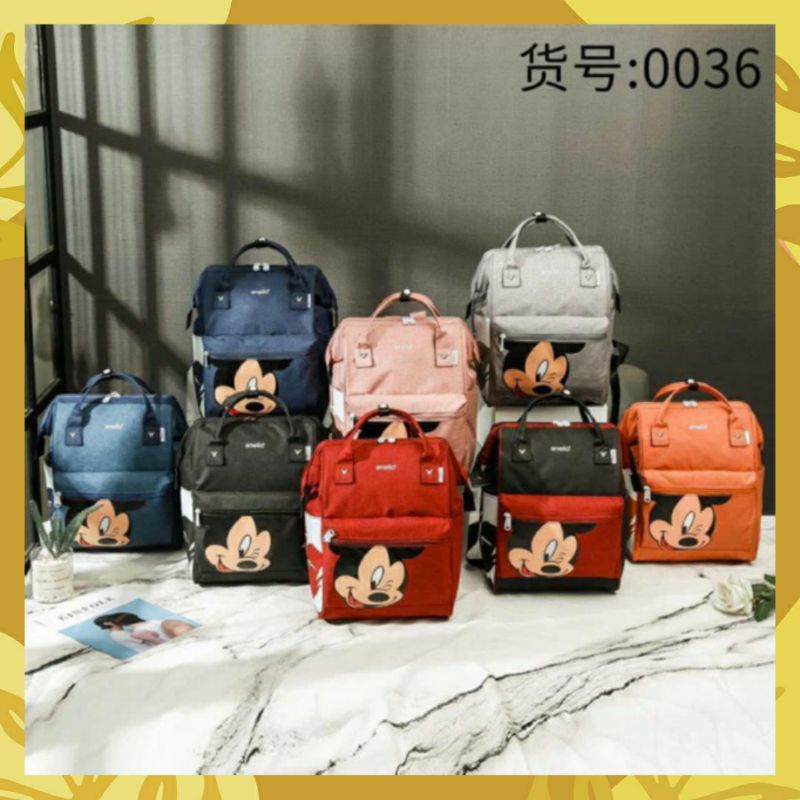 Anello backpack mickey diapers bag ransel