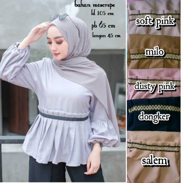 Blouse renda rempel ootd