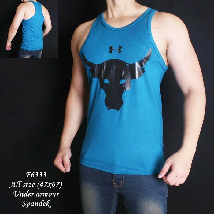 Baju kaos singlet Pria Gym Olahraga