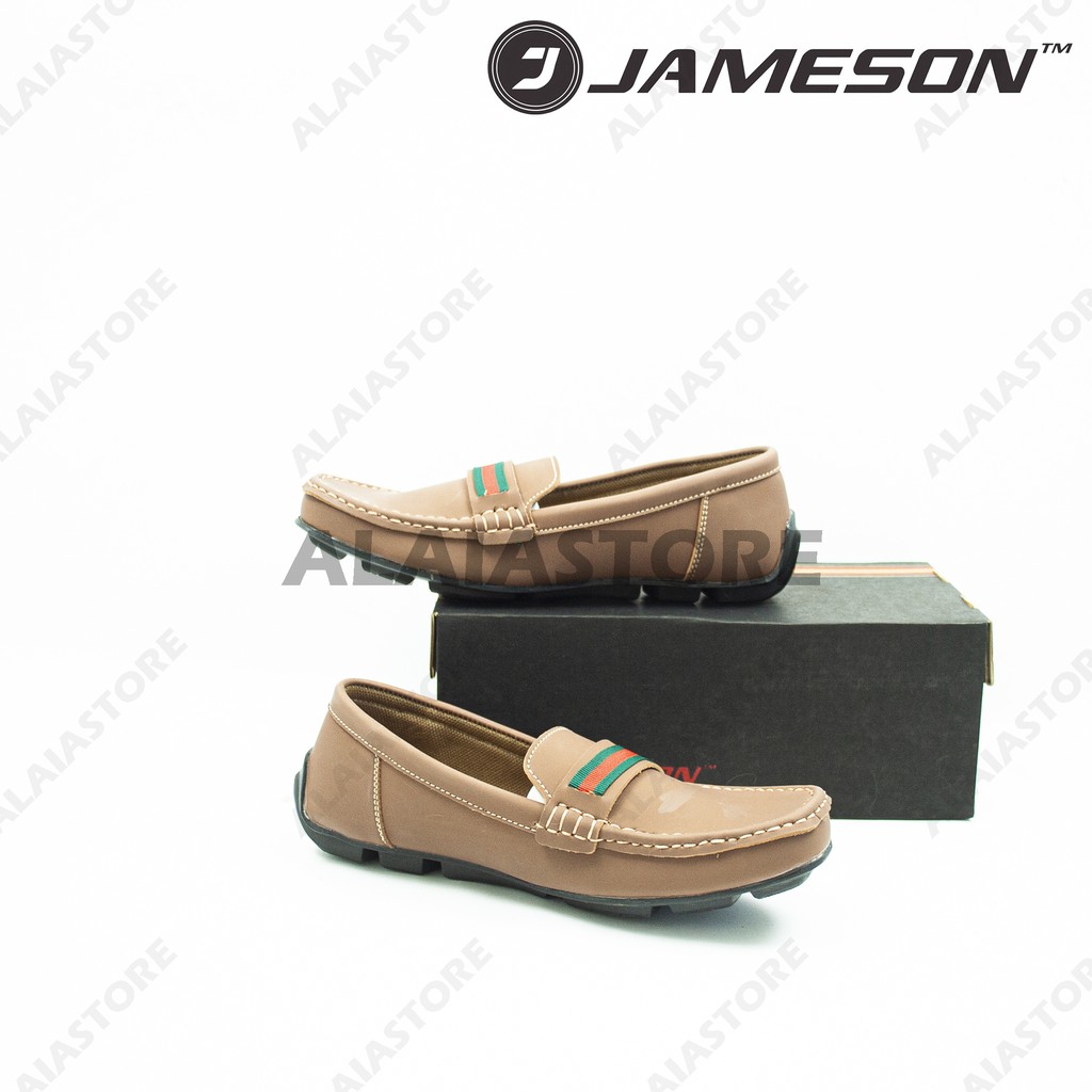 Sepatu loafers casual pria pantofle anti slip Jameson J02 Germany / sepatu formal / sepatu kerja