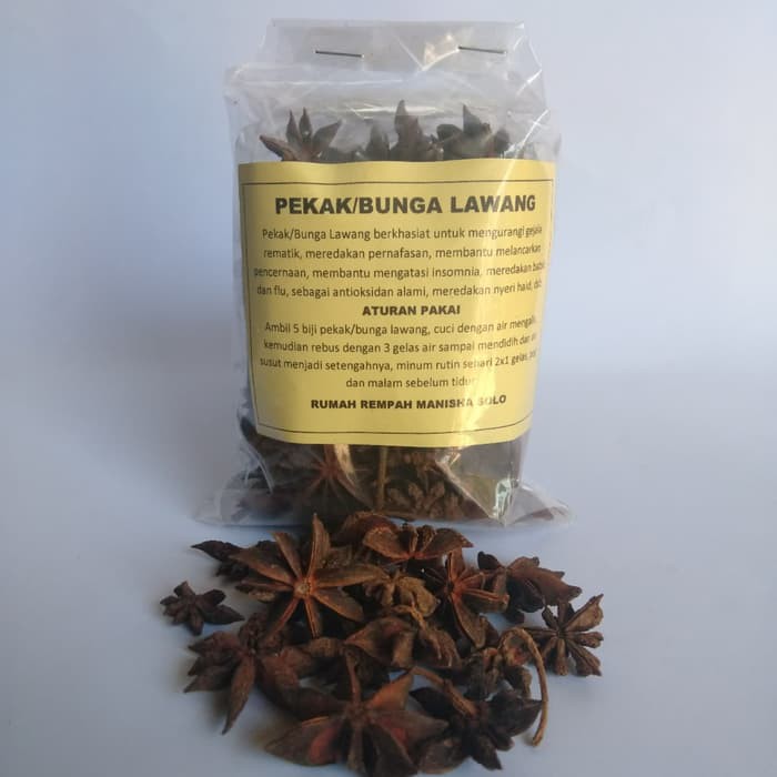 

Pekak / Bunga Lawang / Star Anise Kering 100gr