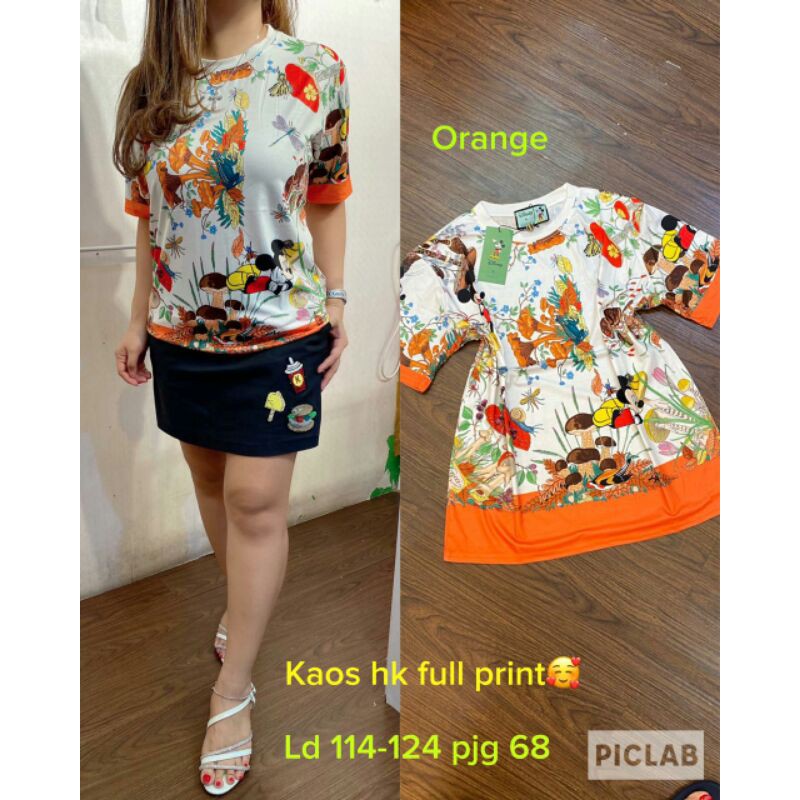Jual Kaos Hongkong Full Print (2) Indonesia|Shopee Indonesia