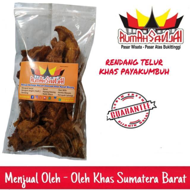 

Rendang Telur Khas Payakumbuh 200 gr
