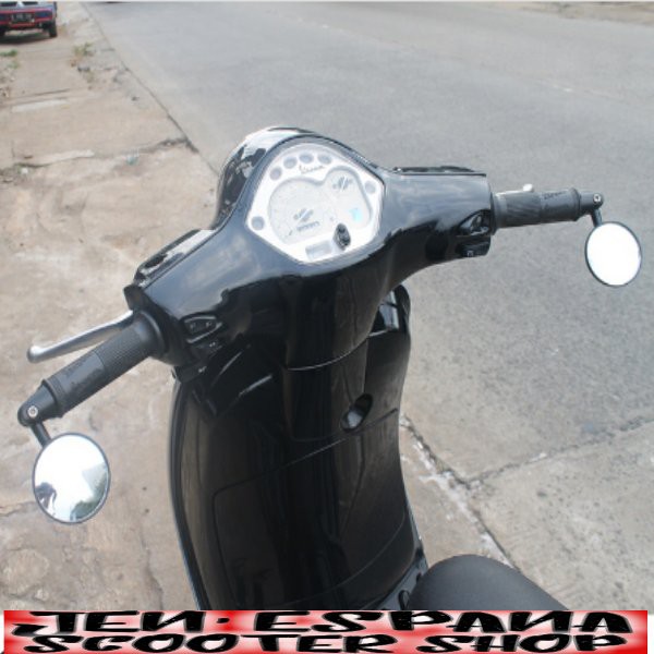 Bar End Mirror Vespa Matic. spion jalu vespa.. aksesoris vespa..