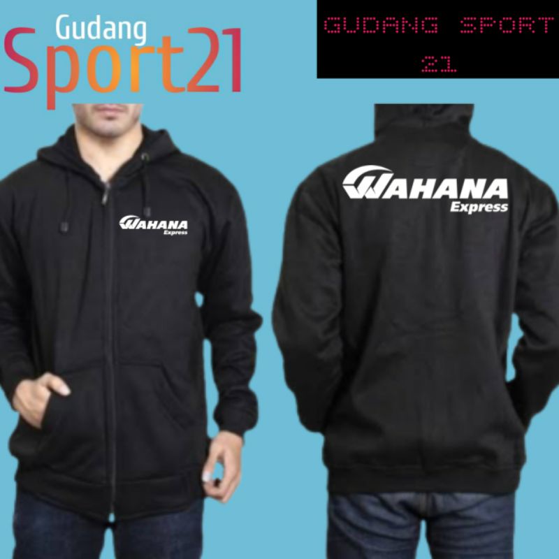 jaket ziper wahana express jaket wahana express