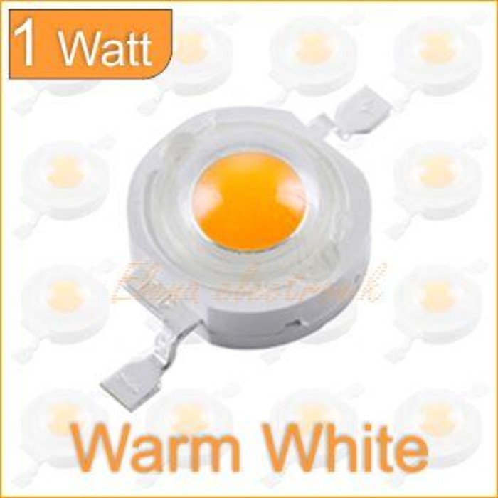 LED 1 Watt High Power LED HPL 1W Warm White 3000-3500K 3.2 - 3.4v