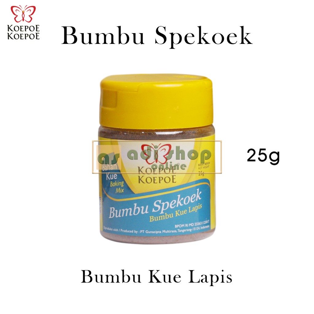 

KOEPOE KOEPOE BUMBU SPEKOEK (SPIKUK) 25g | BUMBU KUE LAPIS KOEPOE KOEPOE