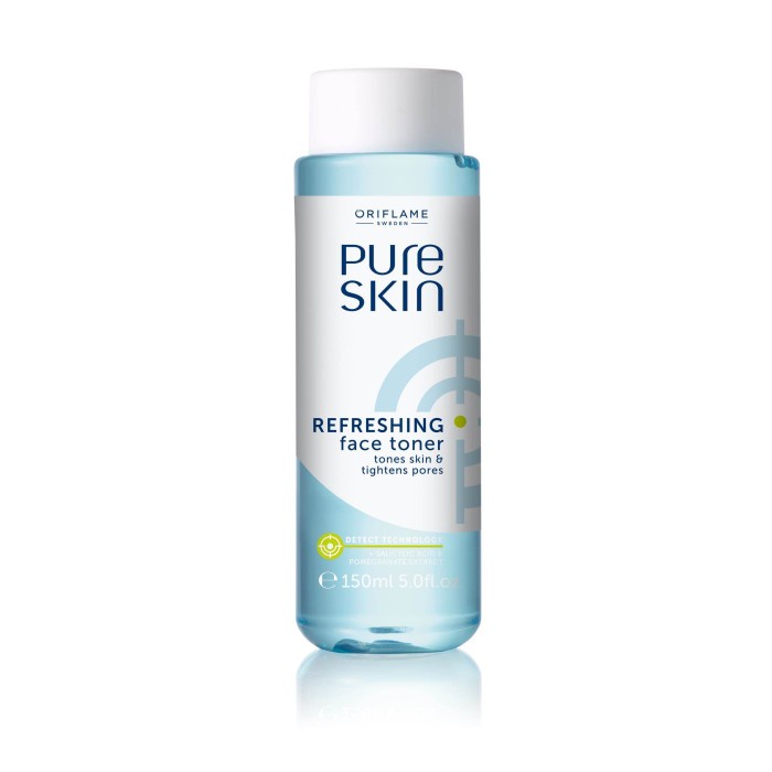 Ready Ori Top Diskon Pure Skin Refreshing Face Toner - Toner Wajah Oriflame + Bonus NINKA