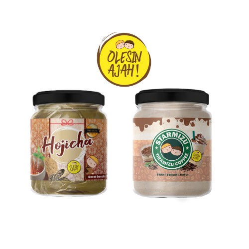 

Promo OlesinAjah Selai Hojicha 200Gr + Starmizu 200Gr