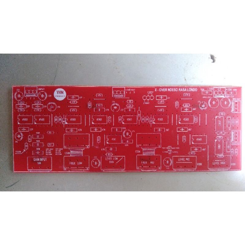 pcb crossover 3 way 24 db