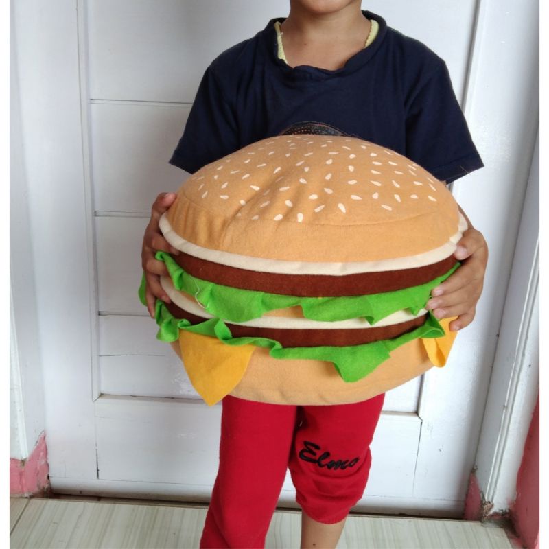 BONEKA BURGER HAMBURGER KING MAINAN